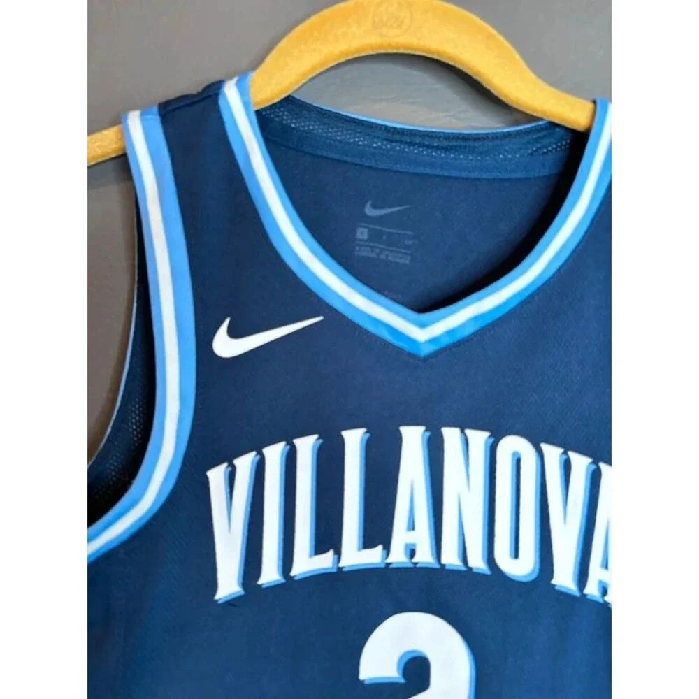 Nike Villanova Wildcats #2 Elite Basketball Jersey Youth Small Blue NCAA